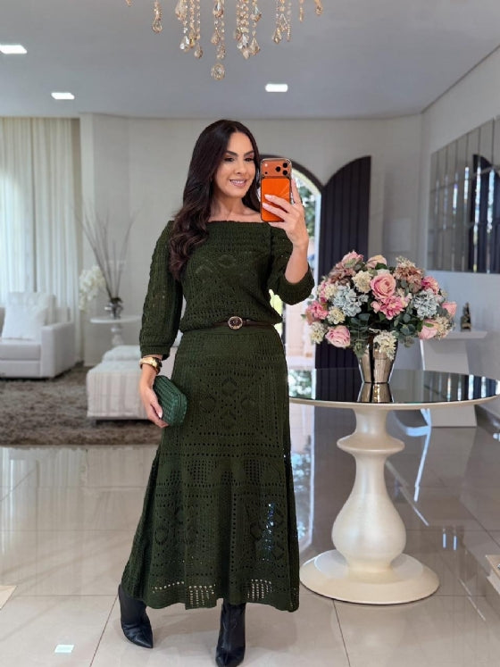 Conjunto Tricô Helena
